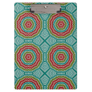 Hypnotic mandalaic flower clipboard