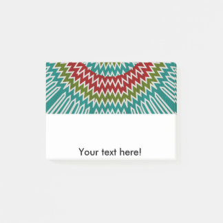 Hypnotic mandalaic flower post-it notes