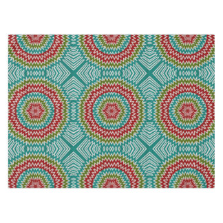 Hypnotic mandalaic flower tablecloth
