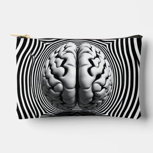 Hypnotic Mind Maze – Dive Into the Spiral Accessory Pouch (Front)