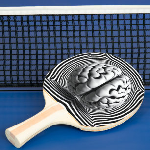 Hypnotic Mind Maze Ping Pong Paddle