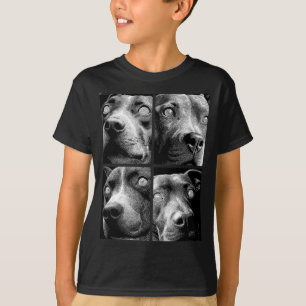 Hypnotic Pit Bulls Weird Eyes Weirdcore Spooky T-Shirt