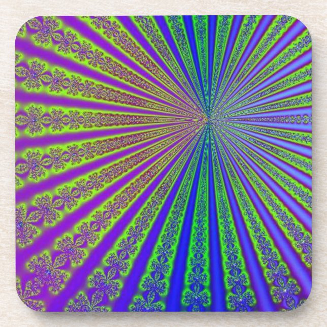 Hypnotic Rainbow Coaster (Front)