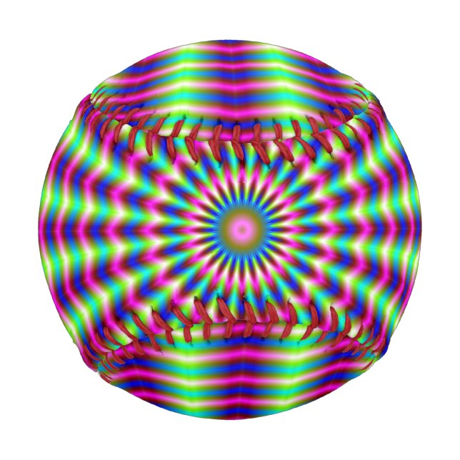 Hypnotic Rings and Beams Baseball (Front)