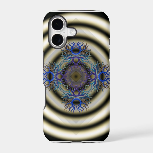 Hypnotic Rings with Pod of Life Patterns (Back)