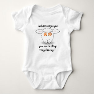 hypnotic sheep baby bodysuit