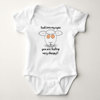 hypnotic sheep baby bodysuit