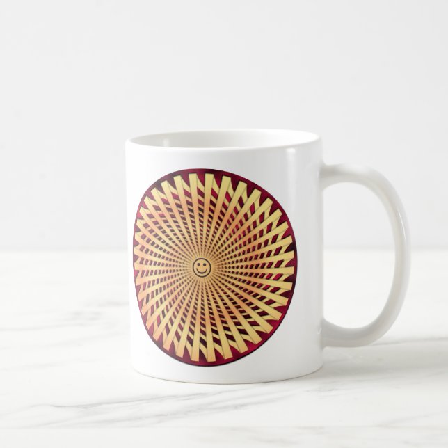 Hypnotic Smiling Face Coffee Mug (Right)