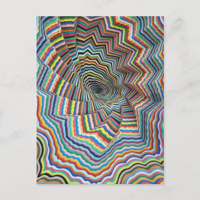 Hypnotic Spiral Postcard (Front)