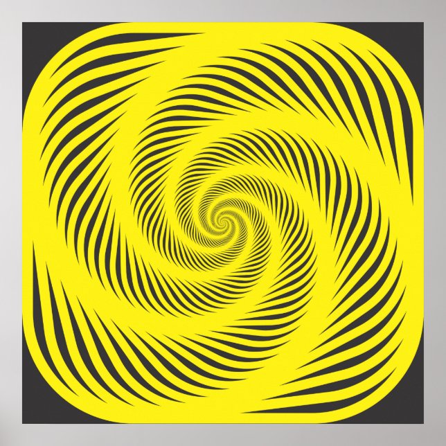 Hypnotic spiral poster (Front)
