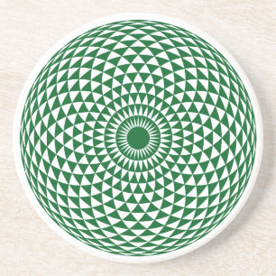 Hypnotic Toroid Mandala Coaster