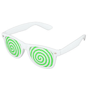 Hypnotised Green Retro Sunglasses