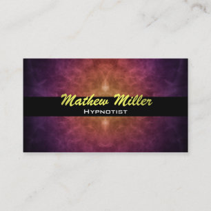 Hypnotist Business Cards