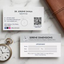 Hypnotist Clinic Business | Minimalist Appointment