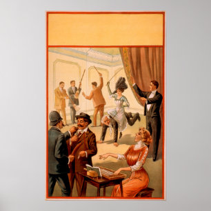 Hypnotist controlling room of People Theater Poster