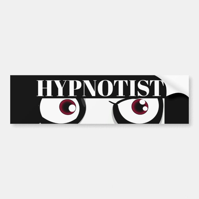 Hypnotist Eyes Bumper Sticker (Front)