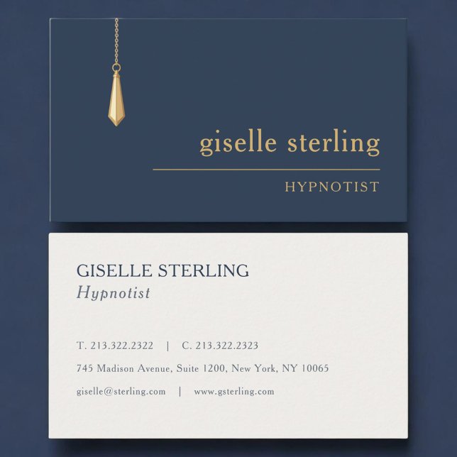 Hypnotist Professional Business Card (Creator Uploaded)