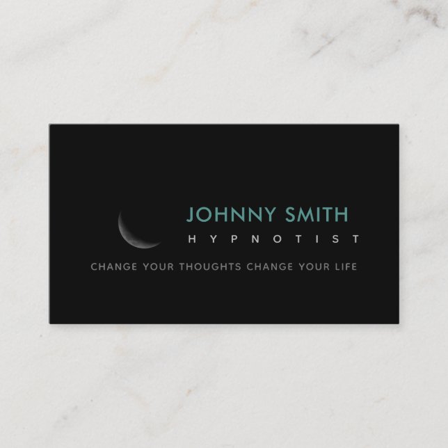 Hypnotist Slogans Business Cards (Front)
