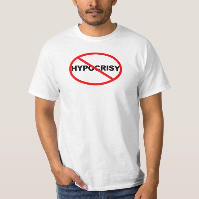 Hypocrisy scripture T-Shirt (Front)