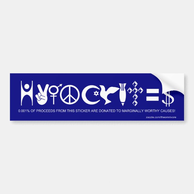 Hypocrites-The Bumper Sticker (Front)