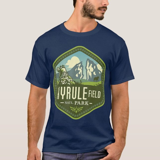 HYRULE National Park  TETON Hiking  Wanderlust T-Shirt (Front)