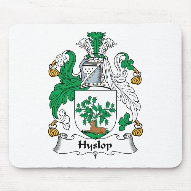 Hyslop Family Crest Mouse Pad (Front)