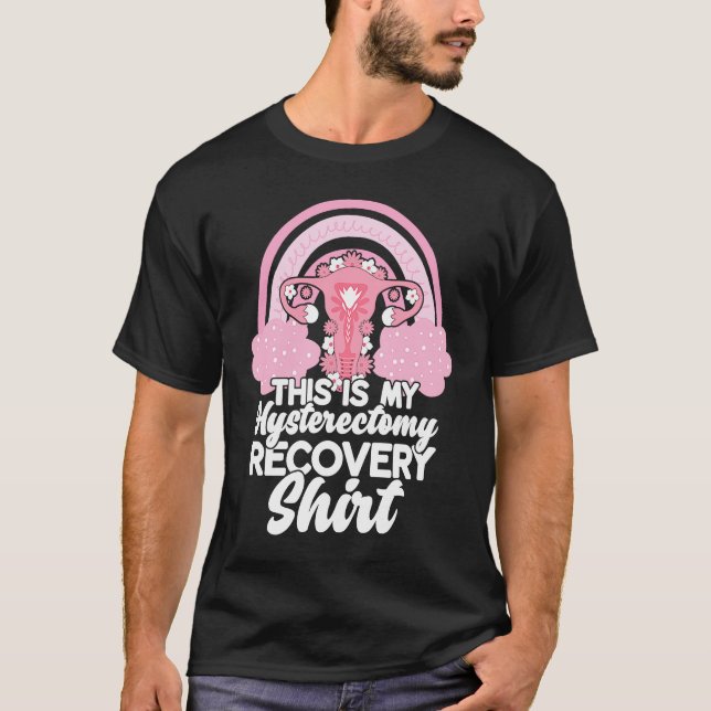 Hysterectomy Recovery Products Uterus Support Rain T-Shirt (Front)