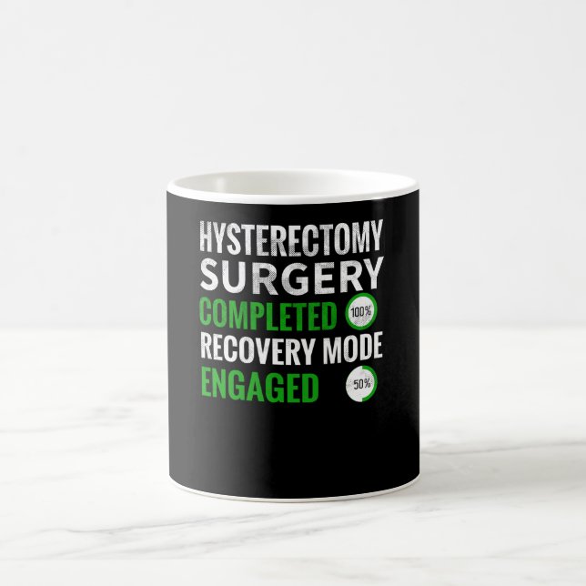 Hysterectomy Recovery | Uterus Removal Surgery Coffee Mug (Center)