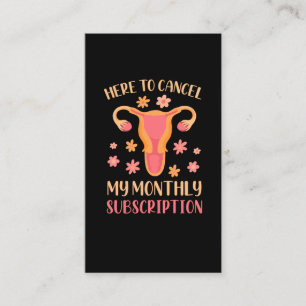 Hysterectomy Support Uterus Removal Survivor Business Card