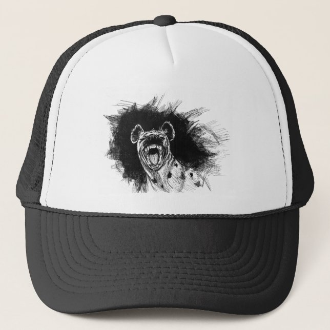 Hysterical Hyena Trucker Hat (Front)