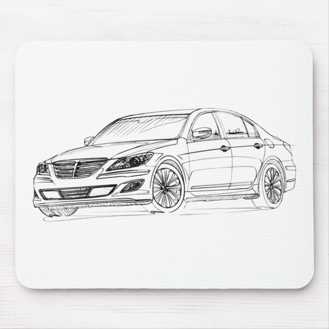 Hyu Genesis Sdn 2012 Mouse Pad (Front)