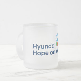 Hyundai Hope on Wheels Frosted Coffee Mug