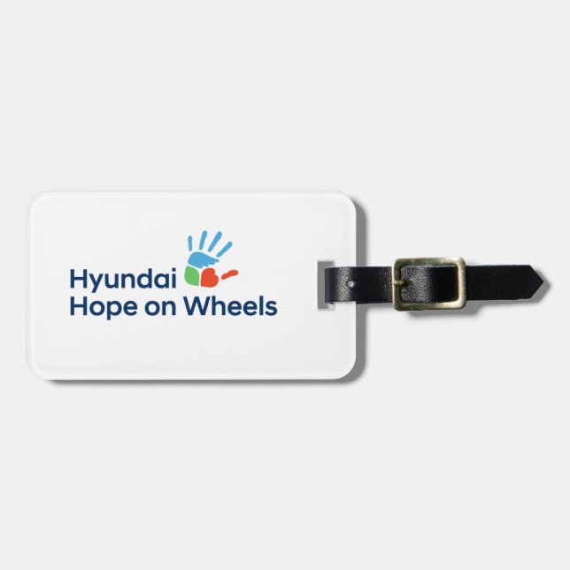 Hyundai Hope on Wheels Luggage Tag (Front Horizontal)