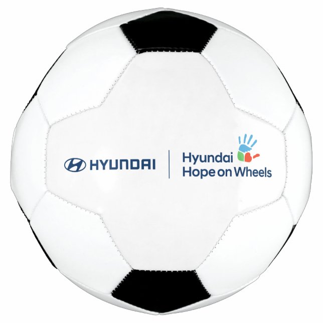 Hyundai & Hope on Wheels Soccer Ball (Front)