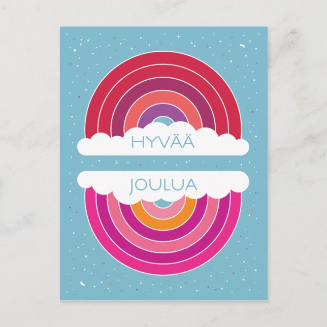 Hyvää Joulua Postcard (Front)