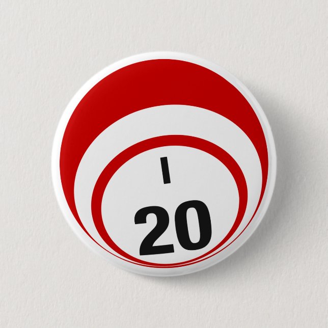I20 Bingo Ball button (Front)