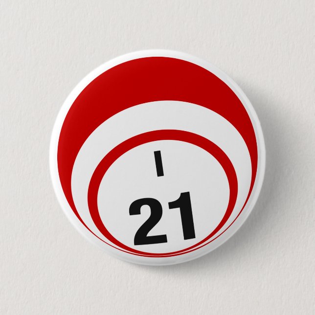 I21 Bingo Ball button (Front)