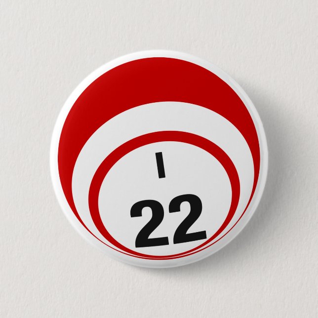 I22 Bingo Ball button (Front)