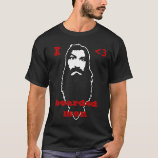 I <3 BEARDED MEN T-Shirt