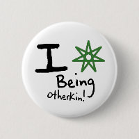 I <3 Being Otherkin Button