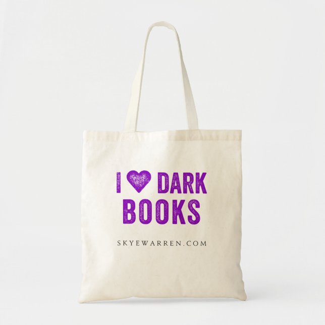 I <3 Dark Books Tote Bag (Front)