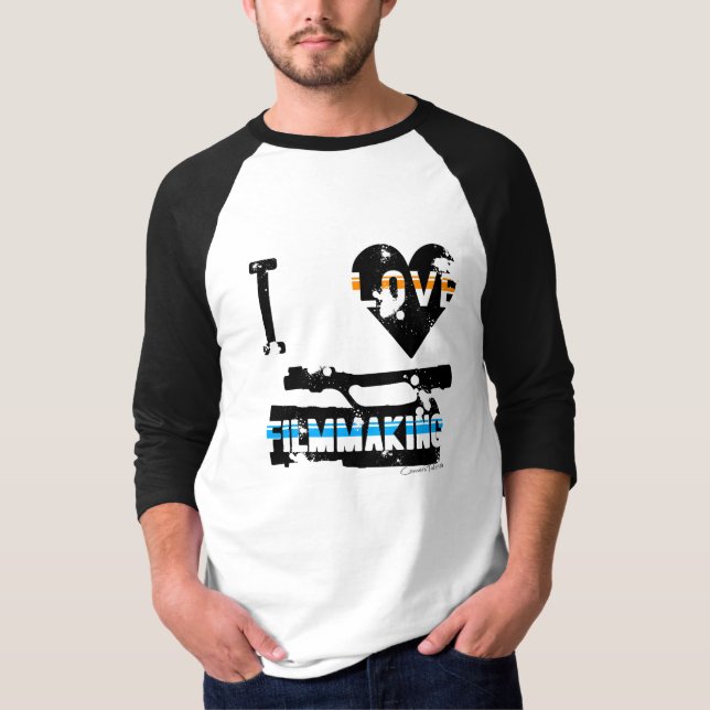 I <3 Filmmaking T-Shirt (Front)