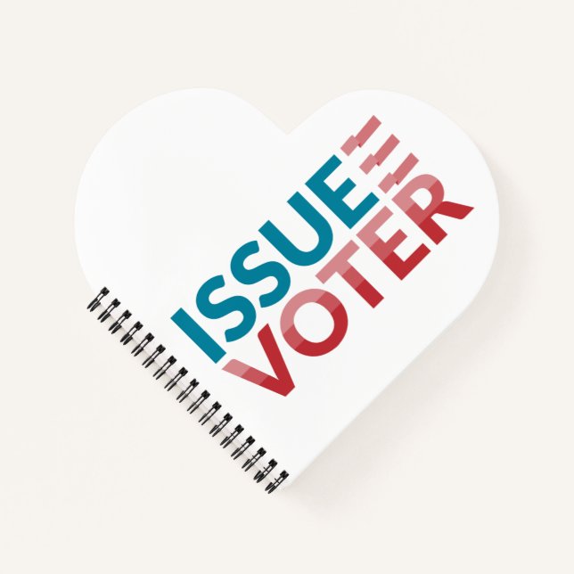 I <3 IssueVoter Notebook (Front)
