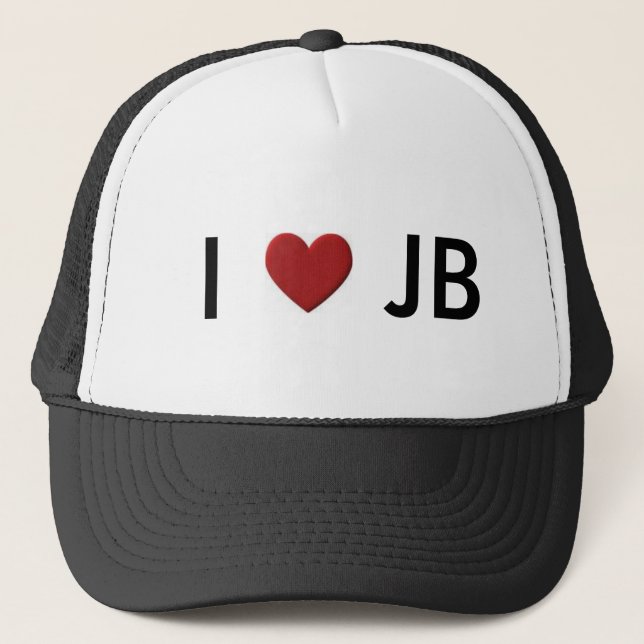 I <3 JB hat (Front)