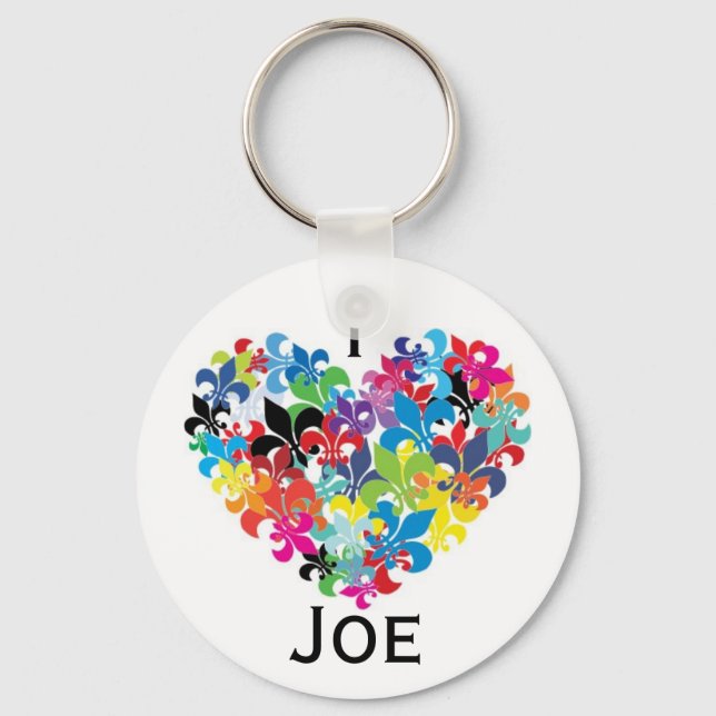 I <3 Joe Key Ring (Front)