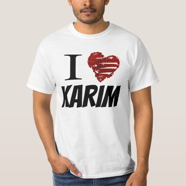 I <3 Karim (Large Graphic) T-Shirt (Front)