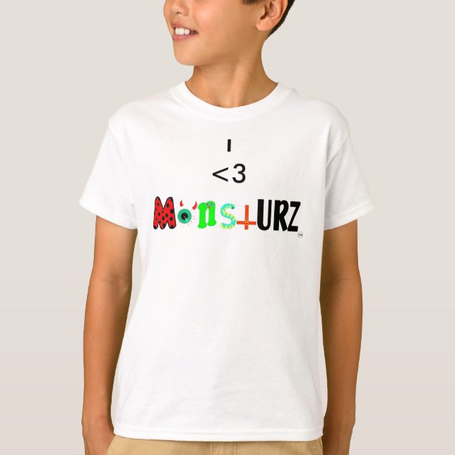I <3 monstURZ T-Shirt (Front)