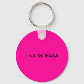 I <3 MUFASA KEY RING