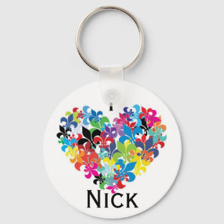 I <3 Nick Key Ring