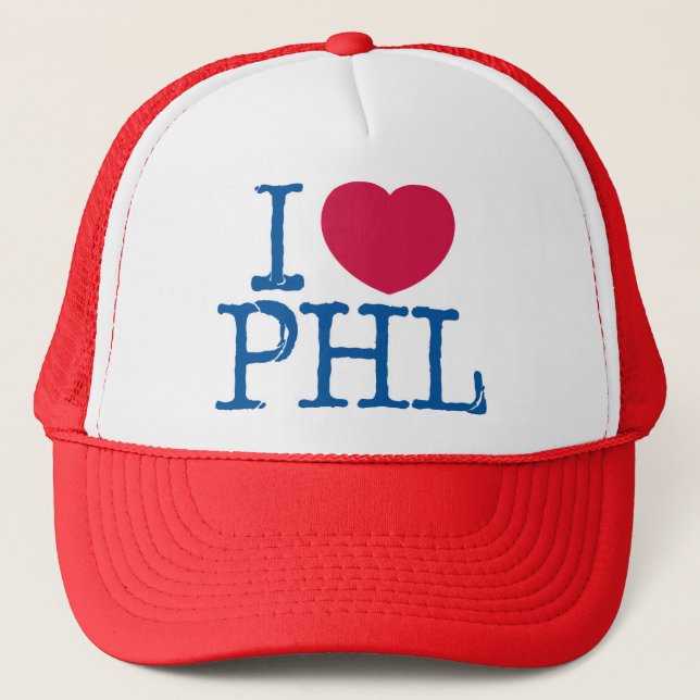 I <3 PHL Shirt (Red/Blue) Hat (Front)